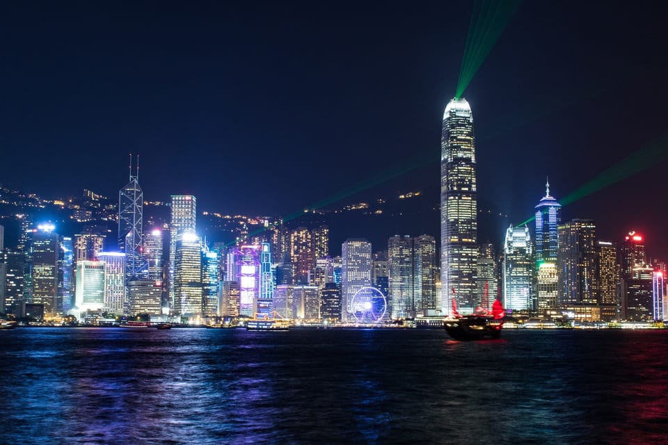 Hong Kong, CHINA — 심포니 오브 라이트, 빅토리아 하버 | the Symphony of Lights, Victoria Harbour, Hongkong | 2016