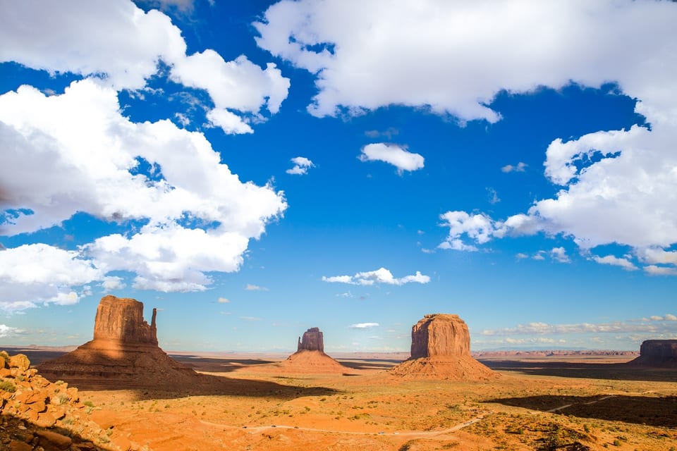 Western USA — 더 미튼스, 모뉴먼트밸리 | The Mittens, the Monument Valley Navajo Tribal Park, Arizona, USA | 2016